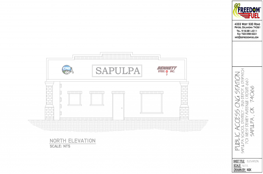 Sapulpa-CNG-Project-North-Elevation